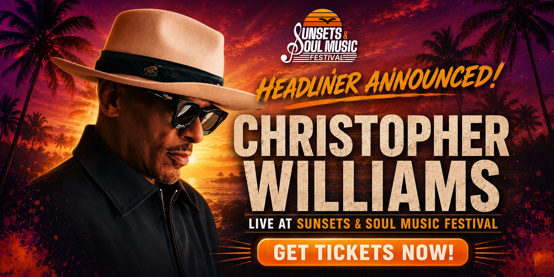 SUNSETS SOUL MUSIC FESTIVAL ATLANTIC BEACH SC Christopher Williams